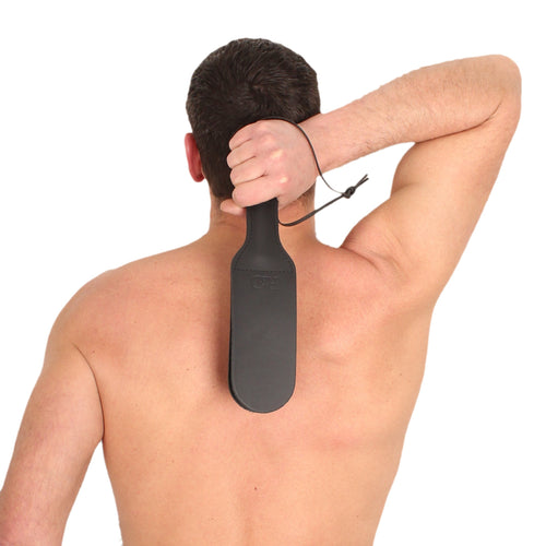 Paddle en cuir double - 31cm X 7cm