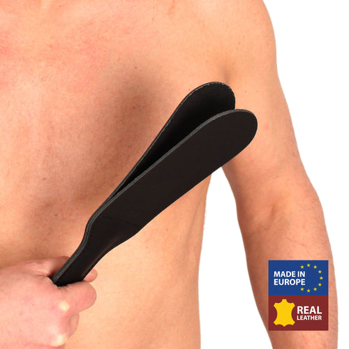 Paddle en cuir double - 31cm X 7cm