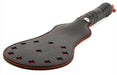 Paddle en simili Star noir-rouge 35cm