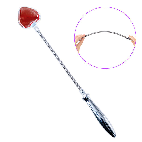 Paddle flexible 41cm Plug anal SILVER HEART 10 x 2cm
