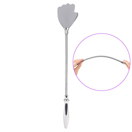 Paddle flexible 42cm Plug anal Silver hand 10 x 2cm