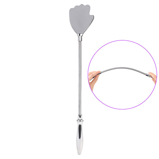 Paddle flexible 42cm Plug anal Silver hand 10 x 2cm