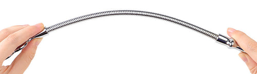 Paddle flexible 42cm Plug anal Silver hand 10 x 2cm