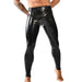 Pantalon en latex Xrub avec Zip Avant/Arrière Noir-Rouge