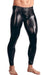 Pantalon look Vinyle Zip Show Noir