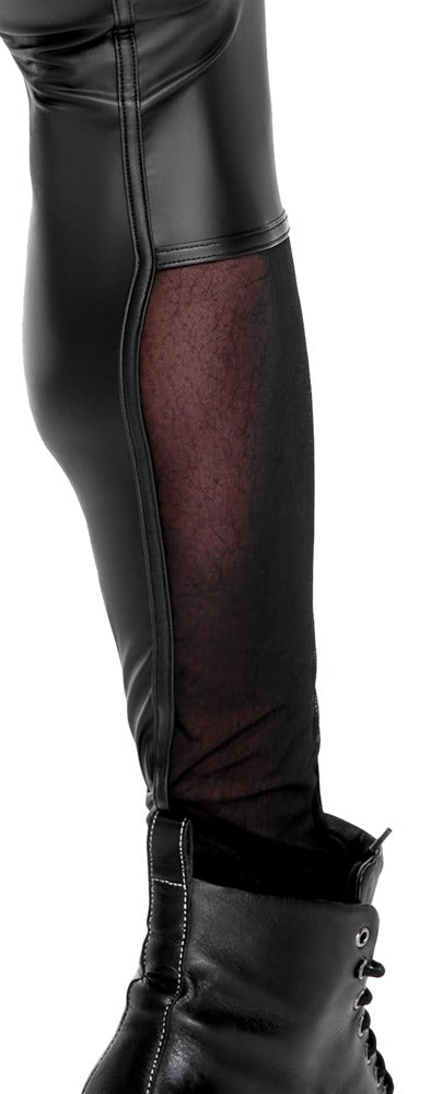 Pantalon ORMETO Noir-Rouge