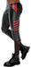 Pantalon ORMETO Noir-Rouge