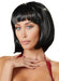 Perruque Cheveux courts Bob noirs