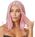 Perruque Cheveux mi-longs Roses