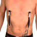 Pince à seins avec poids en cuir 80g X 2 - 2 pièces