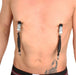 Pince à seins avec poids en cuir 80g X 2 - 2 pièces