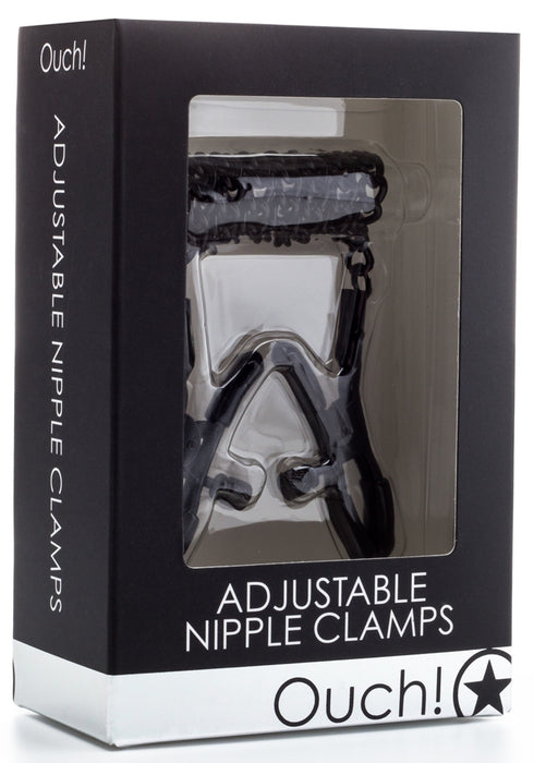 Pince-tétons ajustables Nip Secrets Noires