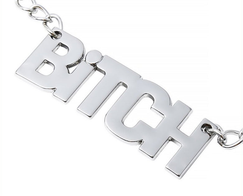 Pince-tétons avec plaque Bitch 40cm