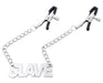 Pince-Tétons avec plaque Slave 40cm