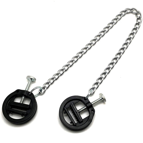 Pinces a seins PVC avec chaine