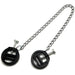 Pinces a seins PVC avec chaine