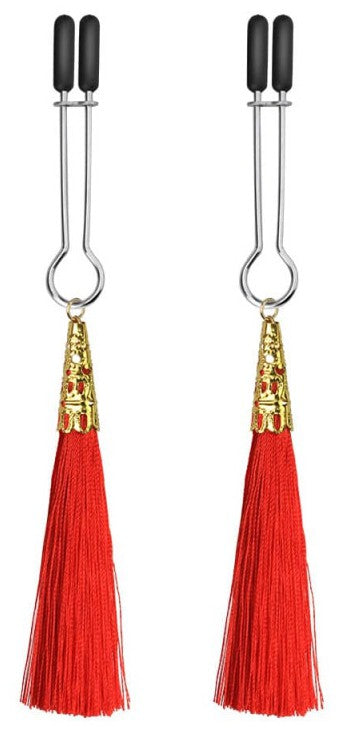Pinces à tétons Glamour rouges