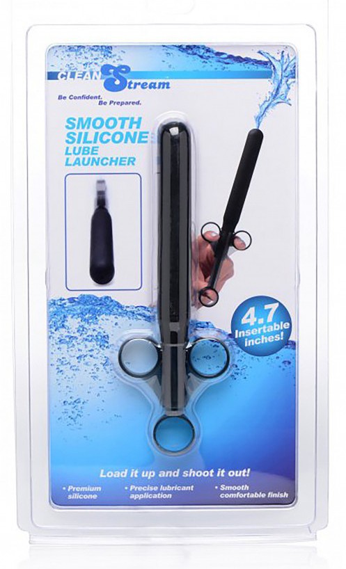 Pipette à lubrifiant Smooth Silicone 12 x 2 cm