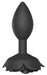 Plug anal bijou Open Roses L 9 x 3.8cm Noir
