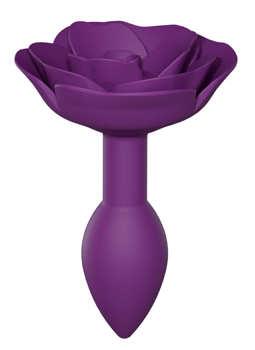 Plug anal Bijou Open Roses S 8 x 2.9cm Violet