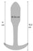 Plug anal Mini Smooth L 11 x 2.6cm