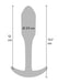 Plug anal Mini Smooth XL 12 x 2.9 cm