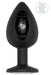 Plug anal silicone SELF MOTION 8 x 4 cm noir