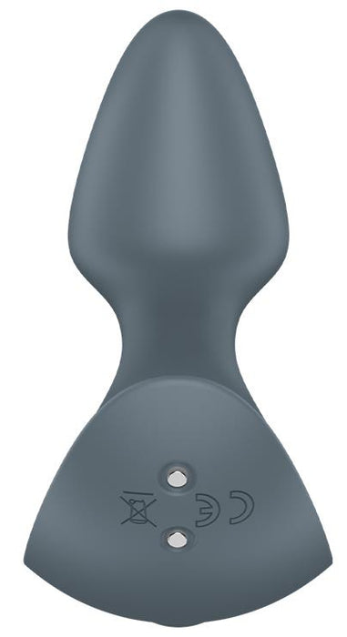 Plug anal vibrant Booty Absolute 1 Gris