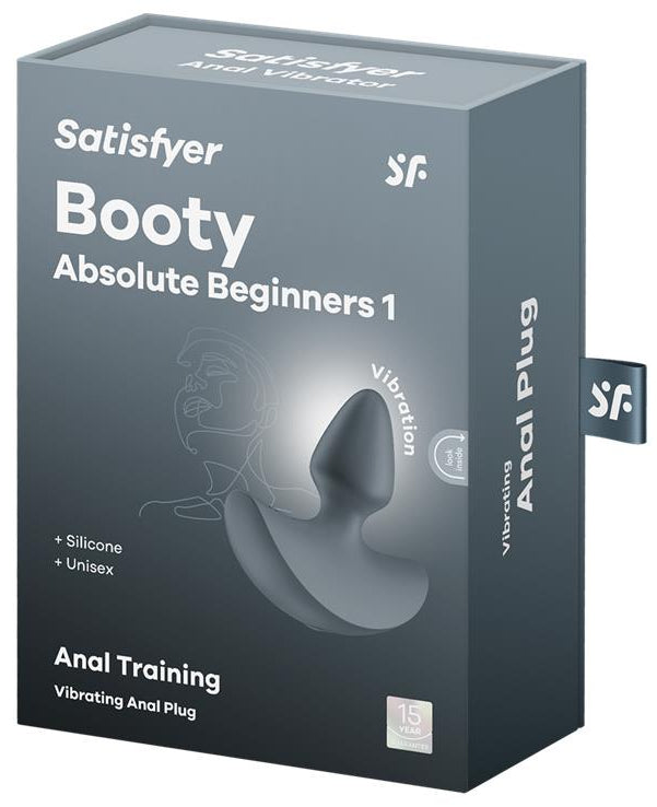 Plug anal vibrant Booty Absolute 1 Gris