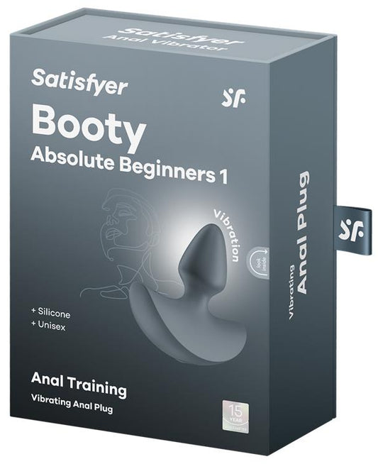 Plug anal vibrant Booty Absolute 1 Gris
