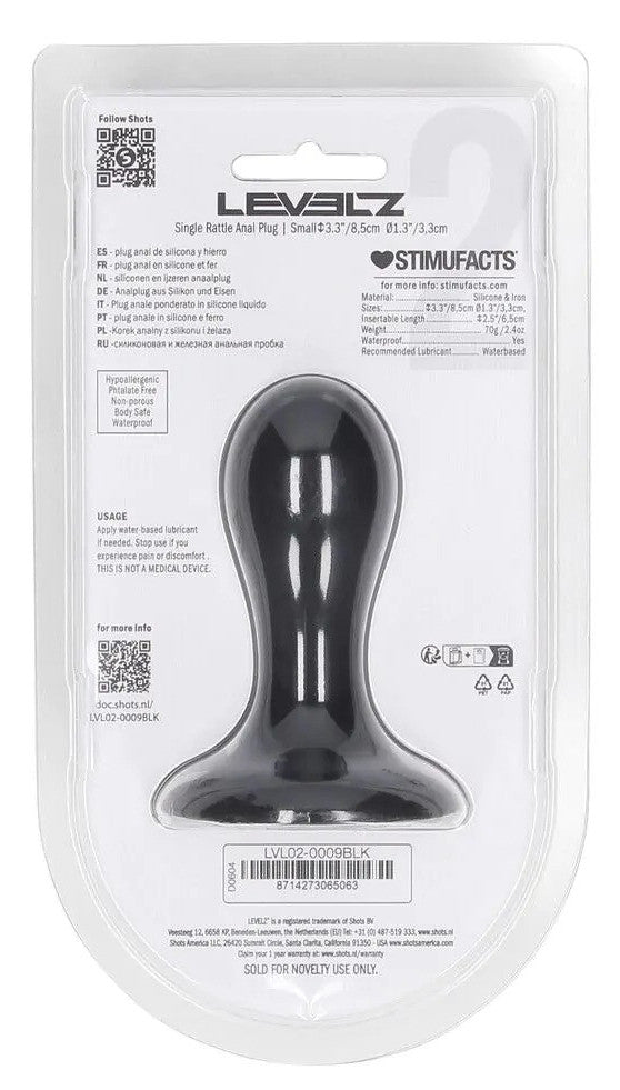 Plug avec Bille Single Rattle 7 x 3.2cm