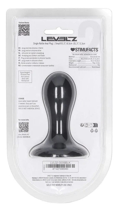 Plug avec Bille Single Rattle 7 x 3.2cm