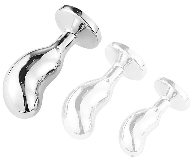Plug Bean Silver L 9 x 3.5cm