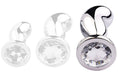 Plug Bean Silver L 9 x 3.5cm