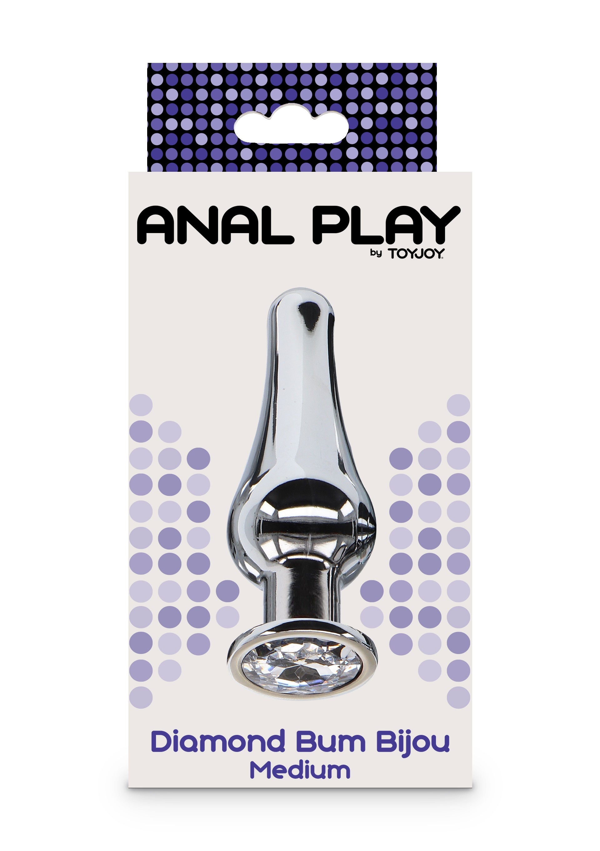 Plug Bijou anal Diamond Bum M 10 x 3.4cm