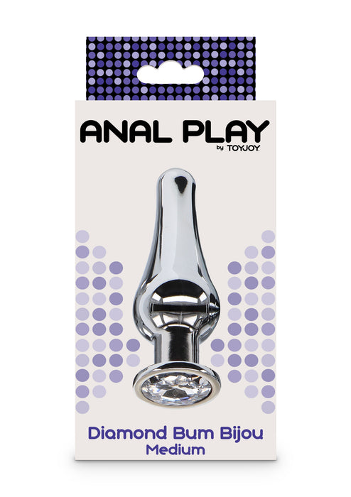 Plug Bijou anal Diamond Bum M 10 x 3.4cm
