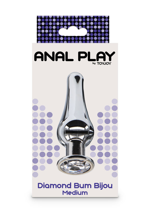 Plug Bijou anal Diamond Bum M 10 x 3.4cm