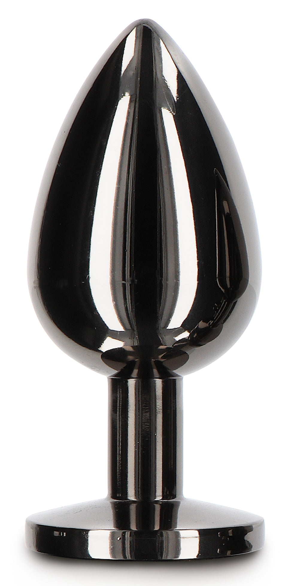 Plug Bijou Anal Diamond Jewel L 8 x 4cm Noir