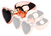 Plug Bijou Anal Gold Heart L 8 x 4.1cm Noir