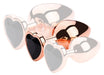 Plug Bijou Anal Gold Heart M 7 x 3.4cm Noir