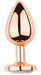 Plug Bijou anal PinkyGold M 7.5 x 3.3cm Bijou Transparent