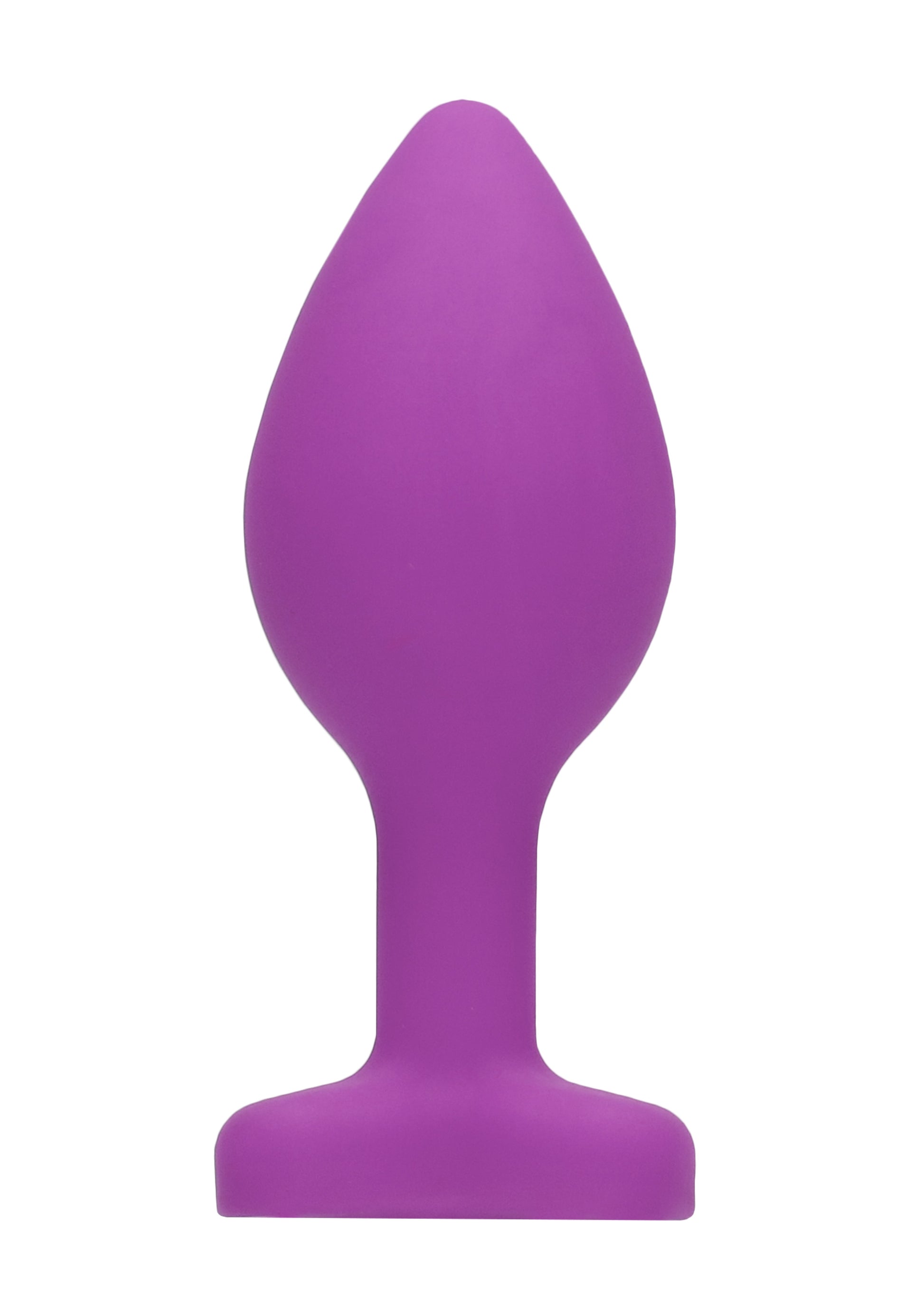Plug Bijou Anal silicone Heart Violet 6 x 2.8 cm