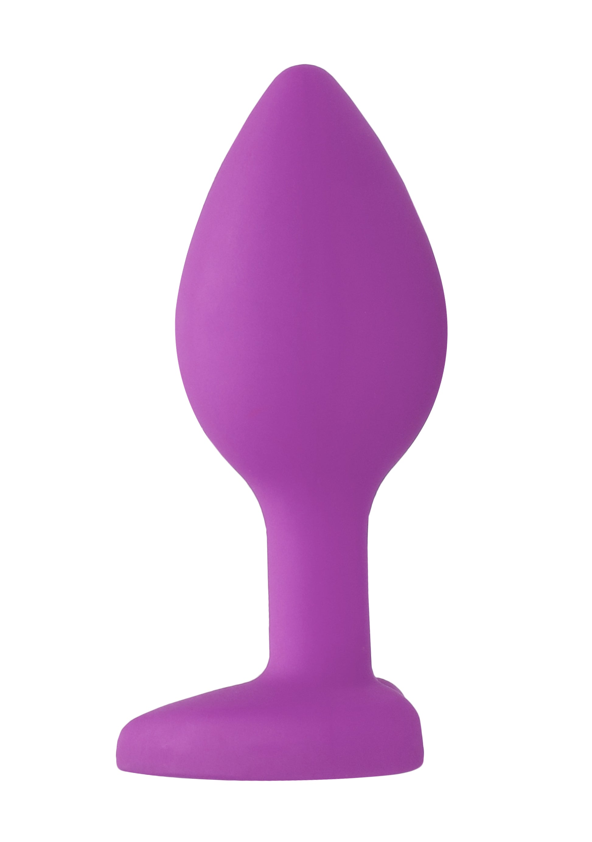 Plug Bijou Anal silicone Heart Violet 6 x 2.8 cm
