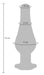 Plug Bijou anal Twilight Bum L 12 x 4cm