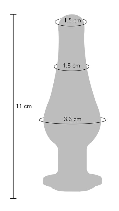Plug Bijou anal Twilight Bum M 10 x 3.4cm