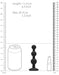 Plug Bijou Beaded Diamond 9.5 x 2.5 cm