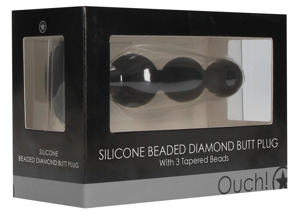Plug Bijou Beaded Diamond 9.5 x 2.5 cm