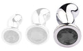 Plug Bijou Bean Silver L 9 x 3.5cm Noir