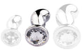 Plug Bijou Bean Silver M 7 x 3cm