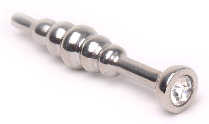 Plug bijou d'urètre Ball Dipstick Transparent 6cm 12mm